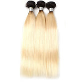 Black Roots 613 Hair Weave 1 Bundles Blonde Straight Human Hair | SULMY.